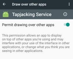 how to test tapjacking in android